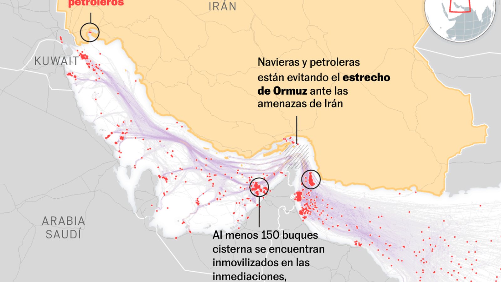 Hormuz under threat: tanker traffic and chokepoints
